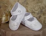 Girls Cotton Batiste Shoe Accented with Tiny Braid
