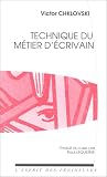 Technique du métier d\'écrivain