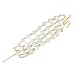 Jewelry : 5-Row Genuine Mother-of-Pearl Floral Bracelet - White
