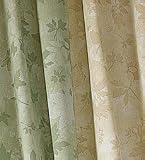 Review Plow & Hearth  / Double-Width Leaf Print Tiebacks-Natural