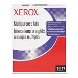 Xerox 3R4416 Single Reverse Collated Index Dividers For Docutech & Docucolor, 250 Per Pack