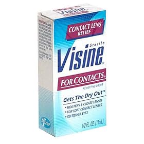 Visine For Contacts Rewetting Drops , 0.5 fl oz (15 ml)