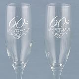 Review Yacanna  / 60th Anniversary Toasting Flutes