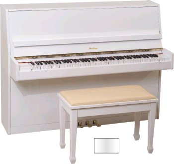 44 Continental Console Piano (White Polish)
