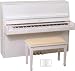 44 Continental Console Piano (White Polish) 416BTEG2RQL. SL75 44 Continental Console Piano (White Polish)