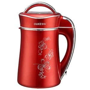 Amazon.com: OUKE Soy Milk Maker (Red): Ki