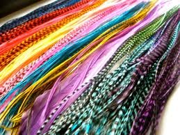Sexy Sparkles 20 Individual Vivid Grizzly and Solid Color Block Mix 7"-11" in Length Plus 10 Silicone Crimp Beads
