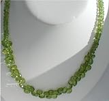 Gemsones Necklaces Beaded Peridot Pr503