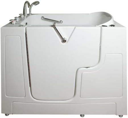 Wheelchair Access 4.33 Ft. Walk-in Air Bath Tub in White-ella Walk in Baths-305222l