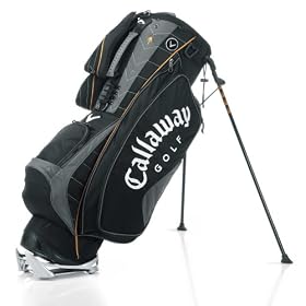 CALLAWAY GOLF WARBIRD X STAND BAG. BLACK. NEW FOR 2009.