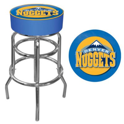 Denver Nuggets NBA Padded Swivel Bar Stool