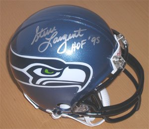 Steve Largent Signed Seattle Seahawks Mini-Helmet