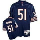Dick Butkus Reebok NFL Navy Premier 1966 Throwback Chicago Bears Jersey - Medium