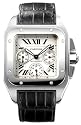 Cartier Men's Santos 100 XL Automatic Chronograph Watch #W20090X8