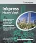 Inkpress Signage Media, Heavy Weight Inkjet Vinyl Banner Material 36" X 40' Roll for Indoor - Outdoor Use
