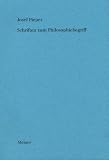Schriften zum Philosophiebegriff