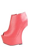 Asassyn Heel Less Sculpted Booties CORAL