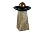 Kenroy Home Sleek Indoor Table fountain in Natural Slate finish is 18.25" high and weighs 25 pounds #53225SL