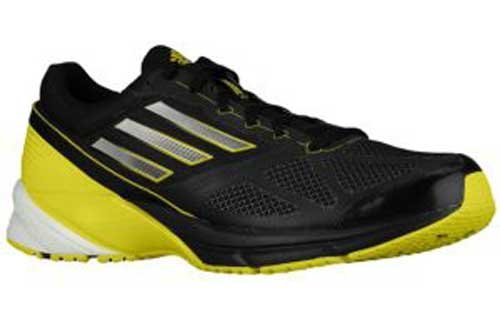 Adidas Men's SPIDER LITE Synthetic And Mesh Athletics,Black/Yellow, Size 11