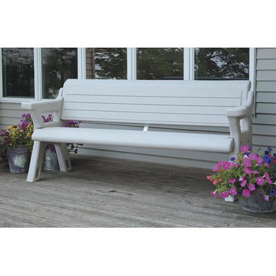 Otter Outdoors 6ft. Outdoor Bench - Pebble Beach