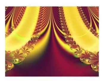 Curtain Emerging Artists Photographic Poster Print by Vicky Brago-Mitchell, 10x8