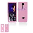 Pink Transparent Silicone Skin Cover Case Cell Phone Protector for ZTE C78