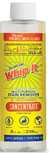 Whip-it Concentrate Multi-purpose Stain Remover 8 Oz. - Makes 32 Oz Professional Strength Cleaner