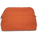 (エルメス)HERMES　ボリードポーチMM　コットンキャンバス　オレンジ　並行輸入品 [ウェア&シューズ] HERMES ポーチ