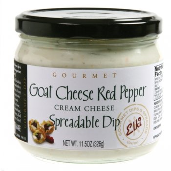 Goat Cheese Red Pepper Cream Cheese Spreadable Dip