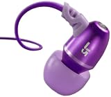 JBuds J5 Earbuds-Style Headphones (Plum Purple)