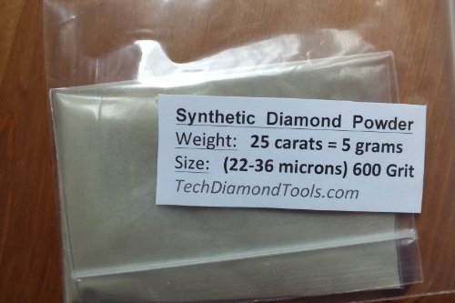 Diamond Powder 600 Grit 22-36 Microns -25ct.,= 5 Grams