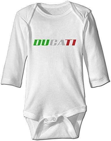 SIENAHE Ducati Logo Baby Climbing Clothes Bodysuit