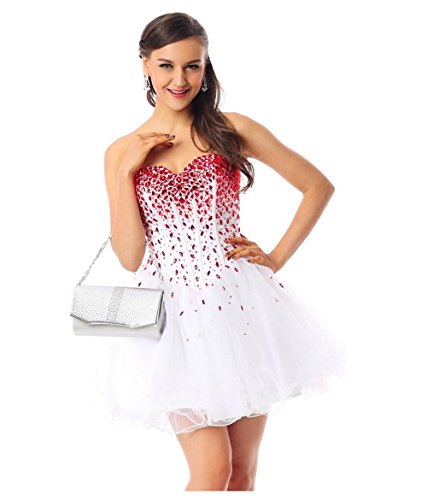 Exlinalesha Women's Homecoming Dresses Short Prom Gowns 2016 EE001