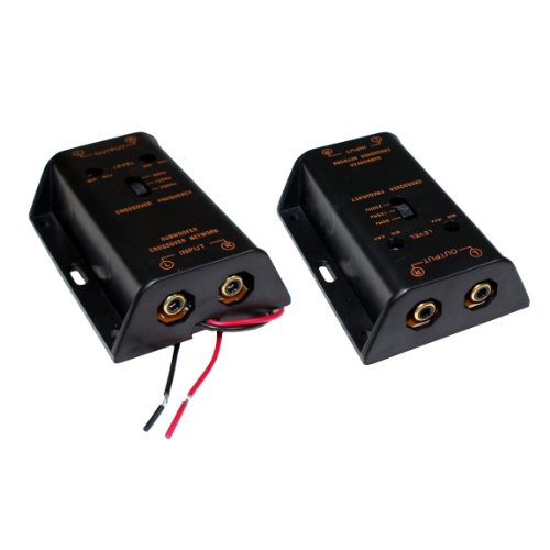 Deals For 2 RCA/PHONO CAR AUDIO SUBWOOFER CROSSOVER FILTER NOISE