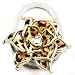 Foldable Purse Hook Hanger Leopard Pattern Gold Frame Flower Design