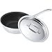 Le Creuset 3-Ply Stainless Steel Chef's Pan with Lid Non-Stick, 20 cm