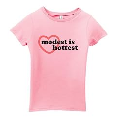 Modest is Hottest Junior Tees White or Pink