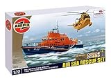 Review Airfix 08668 / A98668 - Air Sea Rescue Set - RNLI Severn Class Life boat and Helicopter (1:72 gauge)