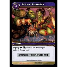 World of Warcraft Dark Portal WOW Single Card Rest and Relaxation 1/3 LOOT