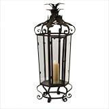 IMAGE OF Tall Black Iron Candleholder