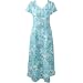 Apparel : Short-Sleeve Printed Floral Dress