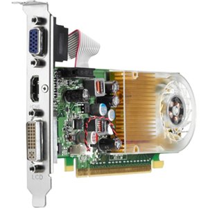 NVIDIA GeForce G210 - Graphics adapter - GF G210 - PCI Express x16 - 512 MB DDR2 - DVI, HDMI  HDCP 