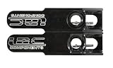 Yana Shiki A3285ABLRC Anodized Black 4"-6" Swingarm Extension for Yamaha YZF-R6