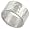 Sterling Silver Hammered Finish Flat Band, 7/16