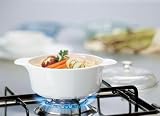 Review World Kitchen P-22-JW / CorningWare 2.25L Round Casserole - with glass cover (White)