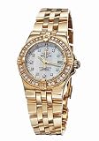 Breitling K7134053-A603-360K Windrider White Mother-of-Pearl Dial 18K Yellow Gold Women's Chronometer Watch