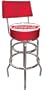 Trademark Vintage Coca-Cola Coke Pub Stool with Back (Ice Cold Design)