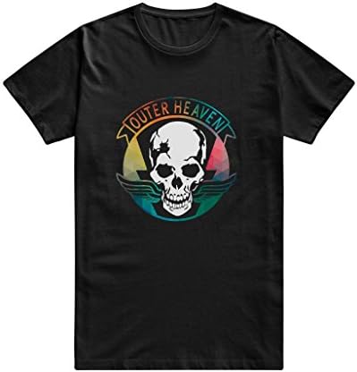 Drong Men's Metal Gear Solid MGS Outer Heaven Logo T-shirts