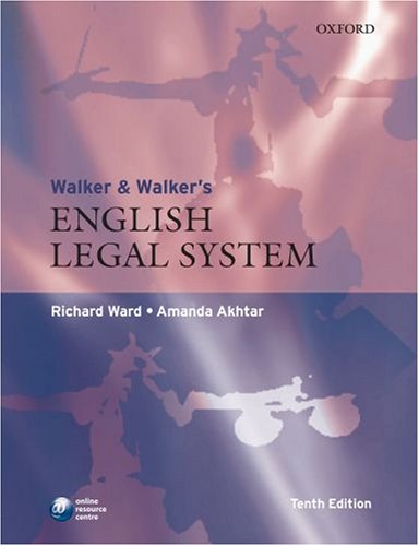 Walker & Walker's English Legal System by Richard WardAmanda Akhtar