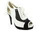 CUT-OUT MESH PEEP TOE BOOTIE